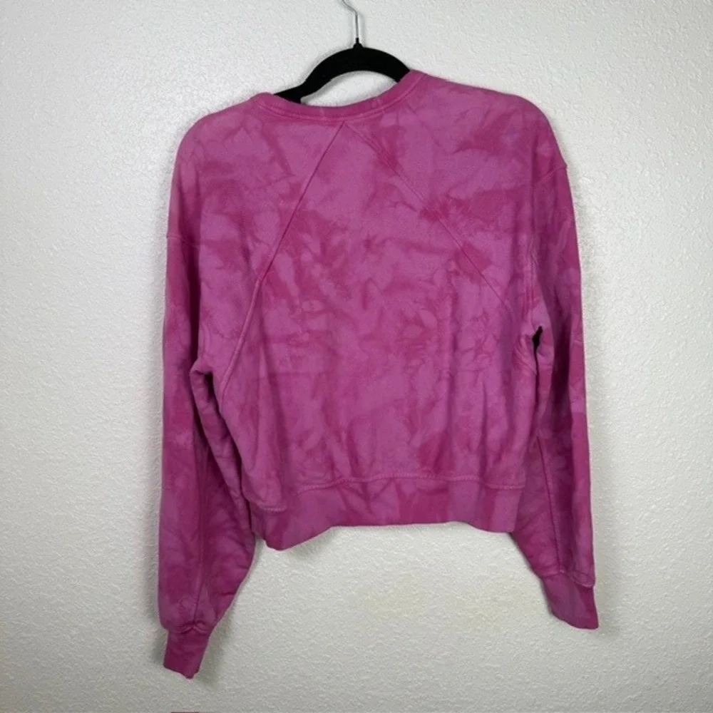 rag & bone City Tie Dye Sweatshirt (Cropped Pullover) Revolve Fua Pink XS